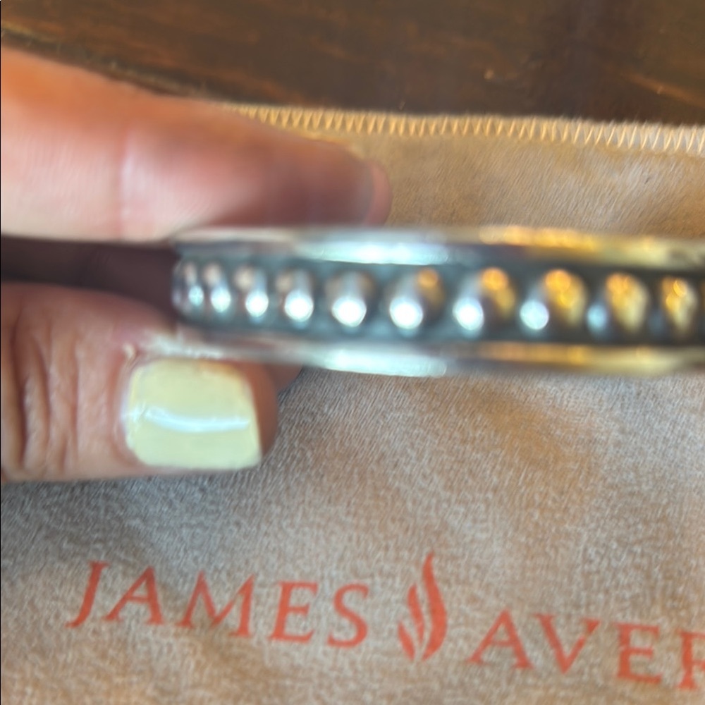 James Avery Silver Beaded Bracelet